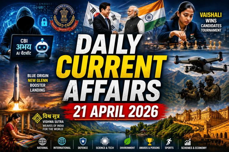 21 april 2026 current affairs