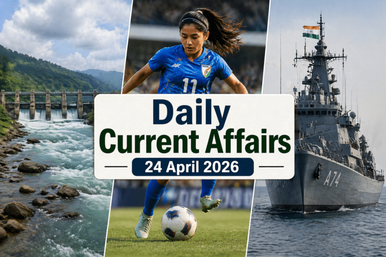 24 april 2026 current affairs