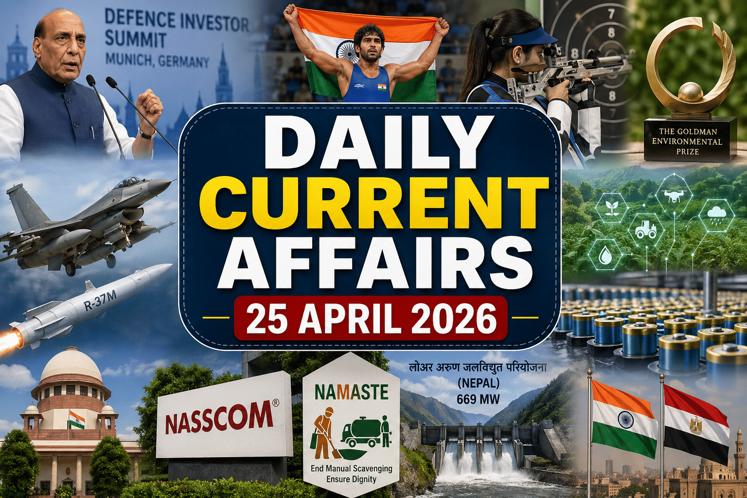 25 April 2026 Current Affairs