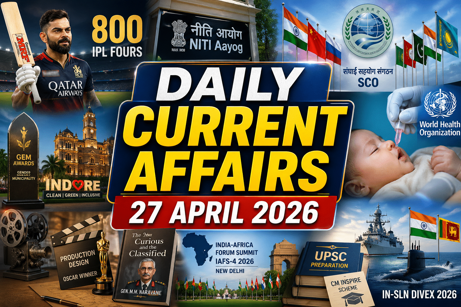 27 April 2026 Current Affairs