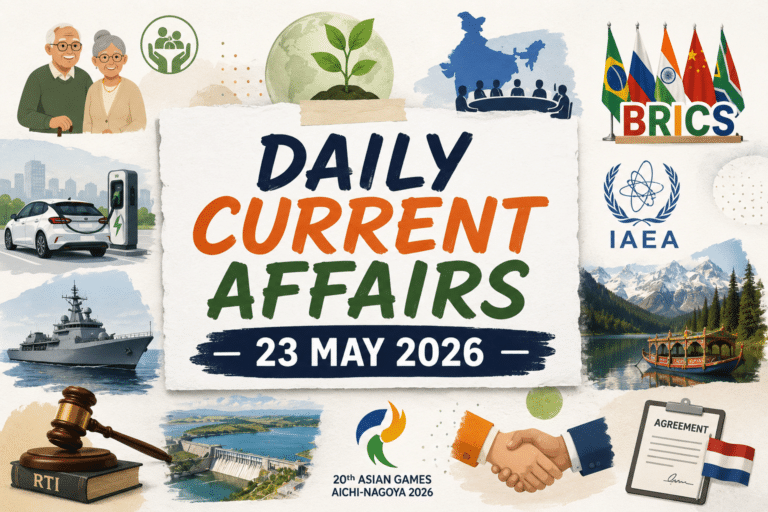 23 may 2026 current affairs