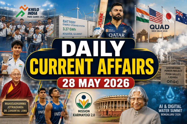 28 may 2026 current affairs