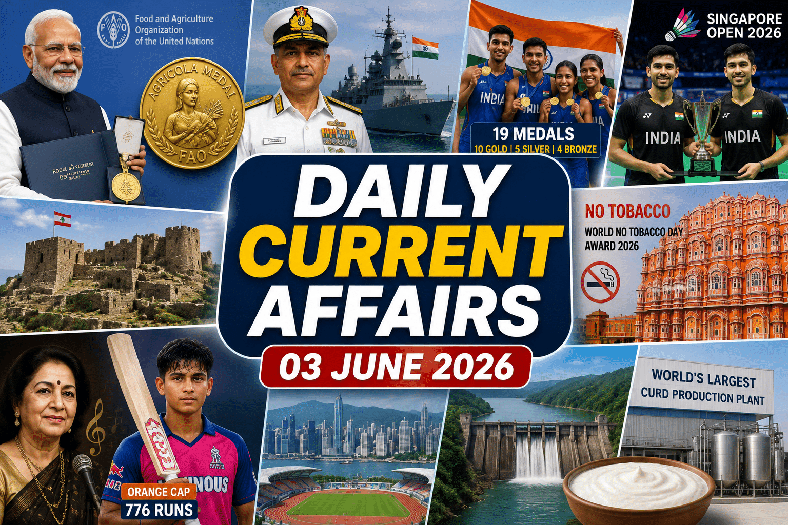 03 June 2026 Current Affairs