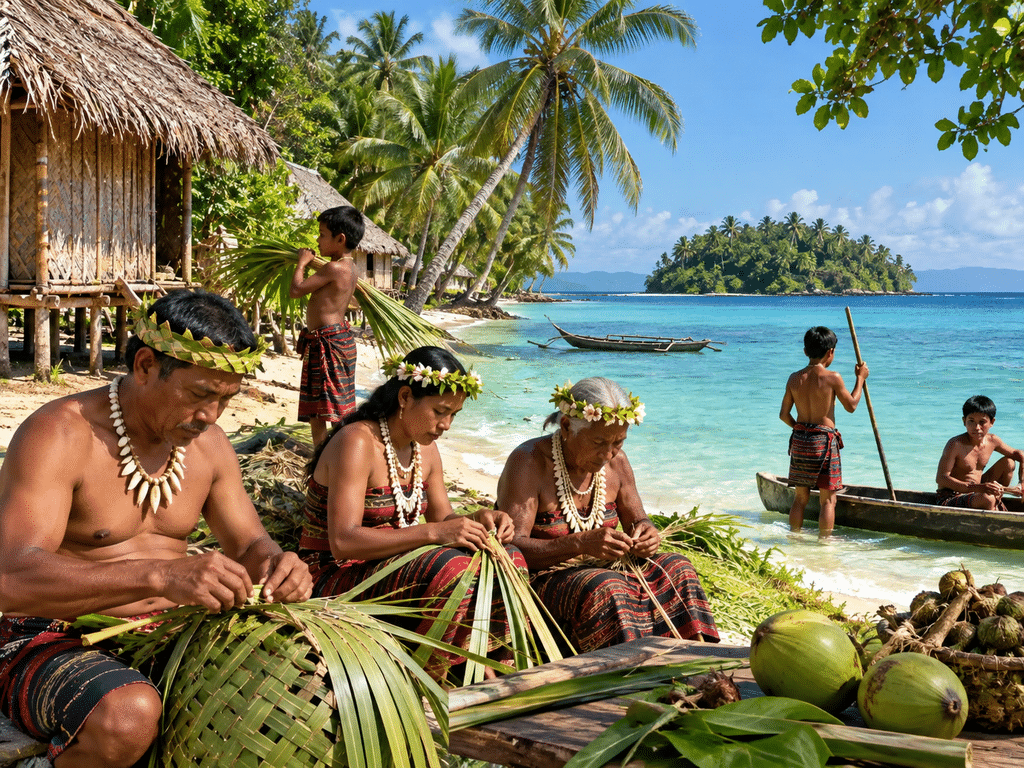 Traditional lifestyle and cultural heritage of the nicobarese community in the nicobar islands.
